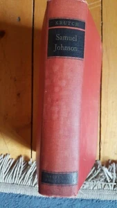 Samuel Johnson by Joseph Wood Krutch Henry Holt 1944 first edition - Picture 1 of 1