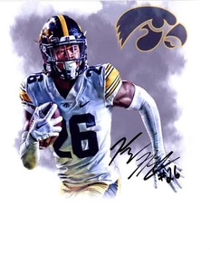 Kaevon Merriweather Iowa Hawkeyes autógrafo firmado 8x10 foto de fútbol americano ¡HALCONES!¡! - Imagen 1 de 1