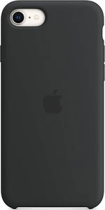 GENUINE APPLE SILICONE CASE FOR IPHONE SE Thin Fit Case Black SE 2020/2022 - Picture 1 of 3