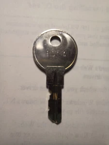 Posiflex Cash Drawer (1) Key 8014 for Point of Sale POS Register - Imagen 1 de 1