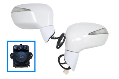 NEW~Auto~Power Folding Mirrors W/Switch for HONDA CIVIC 2006 ~2011 8th Gen - Image 1 of 4