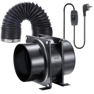 100mm Extracteur d'air de Ventilation 119m³/h Ventilateur de Conduit pour Cav... - Photo 1/4