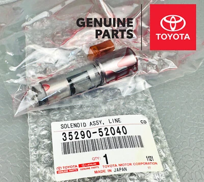 35290-52040 丰田 COROLLA MATRIX YARIS SOLENOID ASSY 线压控制 全新 — 第 1/4 张图片