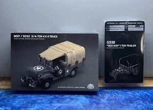 Remolque Brickmania BEEP WC52 3/4 toneladas 4x4 y nuevo G518 BKM 2278 Ben Hut 1 tonelada raro - Imagen 1 de 20