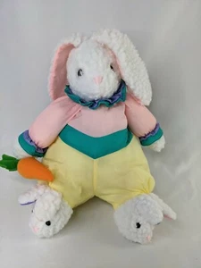 World Bazaar Nylon Rabbit Plush 12 Inch Carrot Stuffed Animal Toy - Imagen 1 de 11