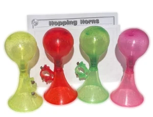 Comedy HOPPING HORNS Magic Trick 4 Bicycle Honking Sounds Change Guessing Game - Picture 1 of 14