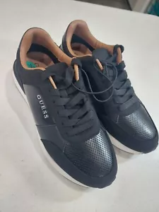 NEU Guess Herren Obvio Schnürschuhe Mode Jogger Turnschuhe Größe 7,5 Schuhe Schaumstoff Neu ohne Etikett - Bild 1 von 9
