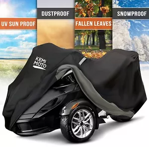 KEMIMOTO Vehicle Full Cover for Can Am Spyder RS ST GS Dustproof Cover 2012-2016 - Picture 1 of 12