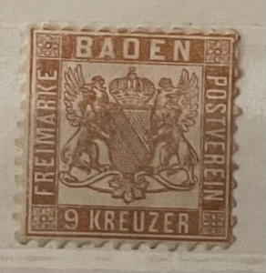 Baden Mi 20ba MLH Fresh Stamp Cat200€ - Picture 1 of 1
