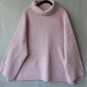 Ava & Viv Damen Kuschel Strick Rollkragen Pullover Pulli Flieder Rosa NEU ohne Etikett - Bild 1 von 5