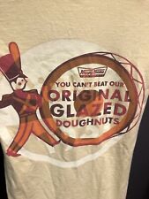 Krispy Kreme doughnuts yellow small T-shirt Original Glazed Donuts￼ Charlotte￼
