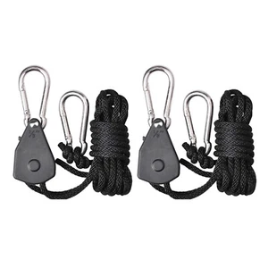 2 * Corda Cricchetto Yoyo Grow Luce Filtro Appendino Coltivazione Indoor Riflettore Idroponico - Foto 1 di 11