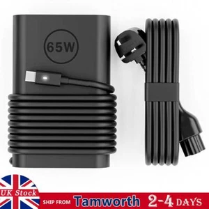 For Dell Laptop Charger, 65W USB C Type C Latitude 5540 5420 7400 5440 7440 7280 - Picture 1 of 7