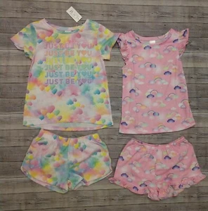 New! Girl's The Children's Place 4pc Pajama Set Multiple Sizes - Picture 1 of 3