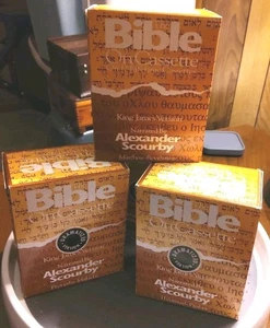 Bible On Casette KJV Lifetime Cassettes Old and New Testament Alexander Scourby - Picture 1 of 11