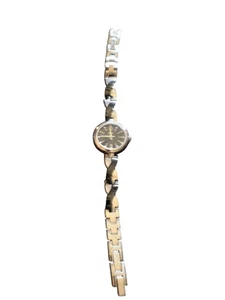 Relic Womens Silver Tone Quartz Analog Bracelet Wrist Watches Set Black Dial - Picture 1 of 3