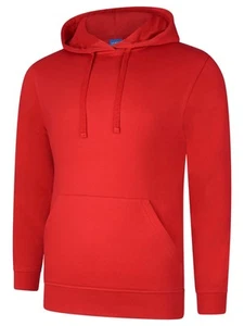 Uneek - Sweatshirt Bertudung Deluxe Uniseks - 60% Kapas Ring Spun Combed 40%Pol - Picture 1 of 1