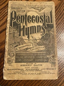 1894 Pentecostal Hymns Evangelistic Historic Sold As Is! Vintage Rare Book! - Picture 1 of 8