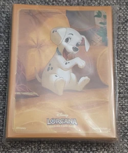 Disney Lorcana Dalmatian Puppy Tail Wagger League Promo Card Sleeves 65 CT! NEW! - Picture 1 of 2