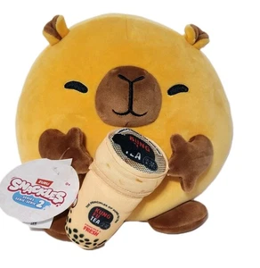 ZURU SNACKLES 8" SPENCER CAPYBARA KUNG FU TEA PLUSH SERIES 2  - Picture 1 of 8