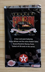 1992 Maxx Davey Allison Texaco Star Team Nascar Collector Card Pack Unopened - Picture 1 of 2