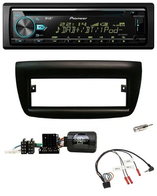 Pioneer DAB Lenkrad CD USB Bluetooth Autoradio für Fiat Doblo 2012-2015 schwarz - Bild 1 von 4
