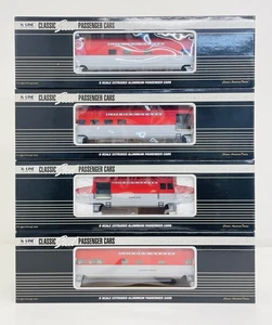 K-Line KCC Golden State 18" Aluminum Passenger Car Set of 4 K4632 New - Picture 1 of 18
