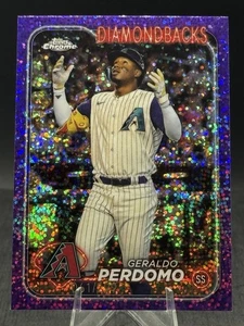 2024 Topps cromo púrpura moteado refractor #288 Geraldo Perdomo/299 Dbacks - Imagen 1 de 2