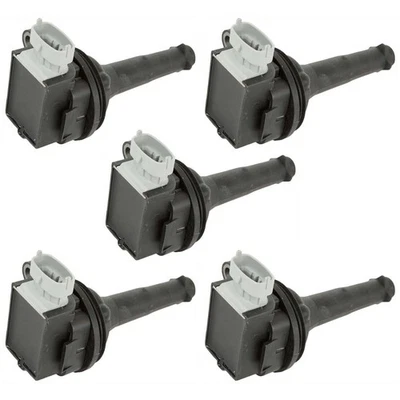 SET-DELGN10331-5 Delphi Ignition Coils Set of 5 for Volvo S60 XC70 XC60 V60 C70 - Image 1 of 4