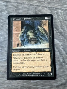 MTG Bevitore del Dolore LP Raro #66 Legioni Regolari - Foto 1 di 2