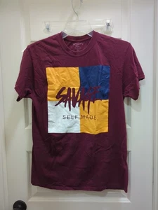 VGUC 3FortyInc Savage Self Made S/S Tee Maroon M - Picture 1 of 5
