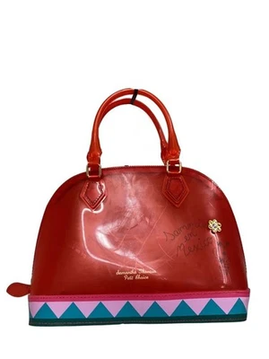 Samantha Thavasa Petit Choice Shoulder Bag in Red PVC, Plain, from Lala Mexico - Image 1 of 4