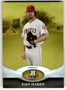 2011 Bowman Platinum #71 Dan Haren Gold Los Angeles Angels Baseball - Picture 1 of 2