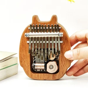Kalimba 10 keys with Protection Box and Tune Hammer, Portable Thumb Piano - Picture 1 of 12