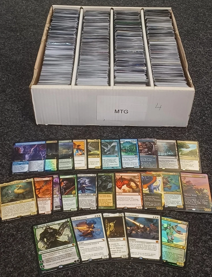 1000 Magic The Gathering MTG Karten XXL Sammlung Lot Paket 20 Rares 5 Mythic - Bild 1 von 3