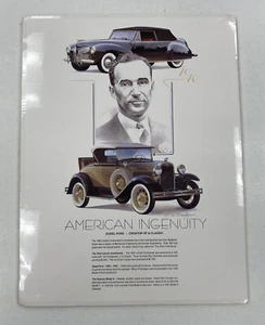 Art Work - American Ingenuity Edsel Ford - Creator of a Classic - Picture 1 of 3