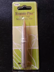 Studio Pro 679 B Soldering Tip 6 cm 1/4 " 750 Degree Stain Glass Tool New * - Picture 1 of 4
