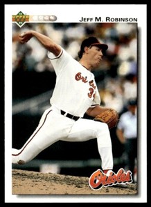 1992 Upper Deck #320 Jeff M. Robinson Baltimore Orioles