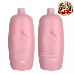 ALFAPARF Semi Di Lino Moisture Nutritive Shampoo & Leave-in Conditioner 33.8 oz - Picture 1 of 1