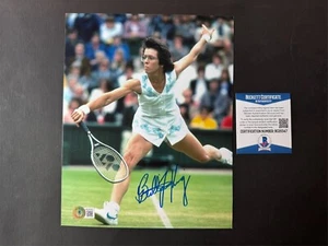 Billie Jean King Hot signed autographed tennis legend 8x10 photo Beckett BAS coa - Picture 1 of 1