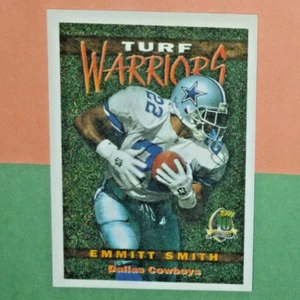 1996 EMMITT SMITH Dallas Cowboys Topps Turf Warriors TW13 Insert 1:720 packs HOF - Picture 1 of 2