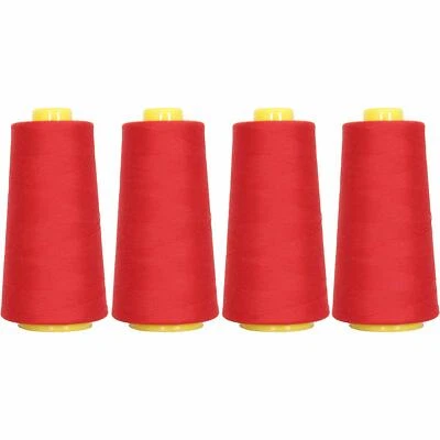 4 BIG CONES SERGER OVERLOCK THREAD SEWING THREADART - 50 COLORS - 2750 YD CONES - Image 1 of 4
