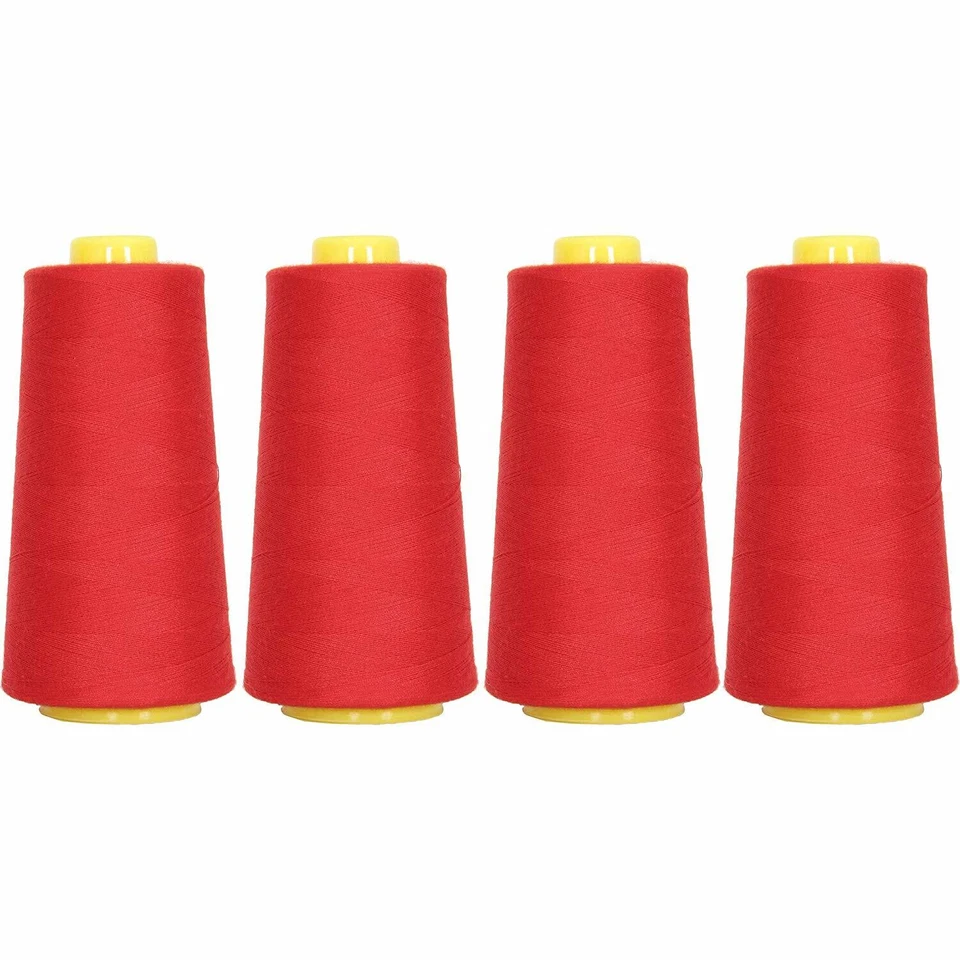 4 BIG CONES SERGER OVERLOCK THREAD SEWING THREADART - 50 COLORS - 2750 YD CONES - Image 1 of 4