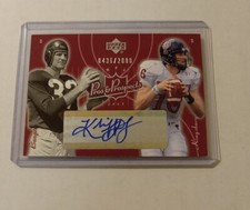 2003 Upper Deck Pros & Prospects #131 Kliff Kingsbury RC Sammy Baugh Auto /2000