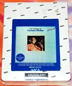 CARMEN McRAE The Greatest Of Carmen McRae MCA RECORDS 1977 8 track tape NEW Jazz - Picture 1 of 2