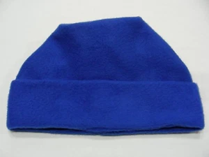 ROYAL BLUE - FLEECE - YOUTH OR ADULT S/M SIZE STOCKING CAP BEANIE HAT!  - Picture 1 of 8