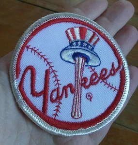 70s Vintage Patch  NEW YORK YANKEES MLB BASEBALL TEAM LOGO PATCH - Picture 1 of 6