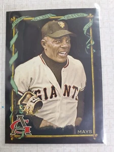2023 Topps Allen Ginter X Black Border Willie Mays MINT - Picture 1 of 2