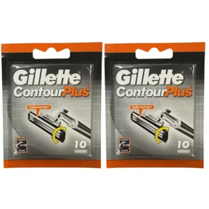 Gillette Contour Plus Pack of 20 Refill Blade Cartridges (Same as Atra Plus) - Picture 1 of 4