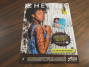 Cherine Anderson SIGNED CD Promo Advertisement The Introduction Dubstyle EP Ad - Picture 1 of 8